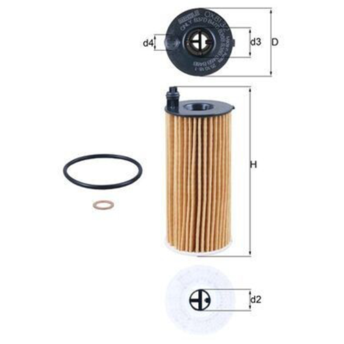 KNECHT OX 813/2D Oil filter