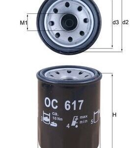 KNECHT OC 617 Oil filter